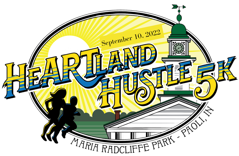 Heartland Hustle 5K event artwork